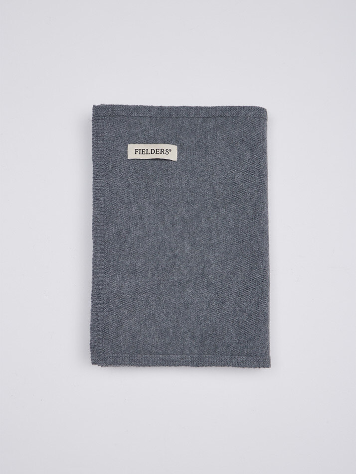 WOOL MUFFLER GRAY