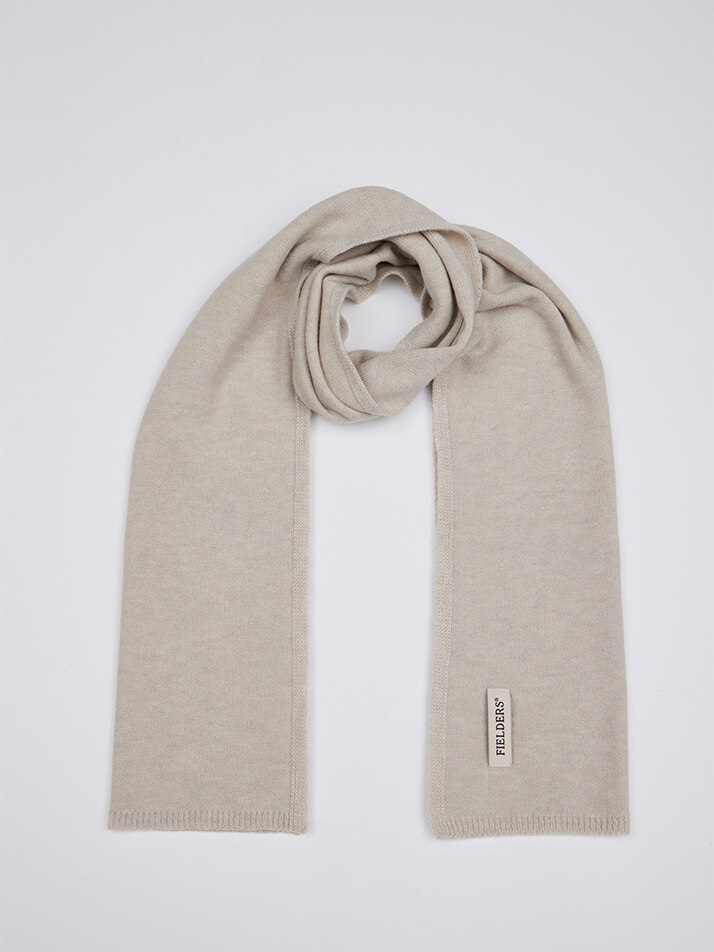 WOOL MUFFLER BEIGE
