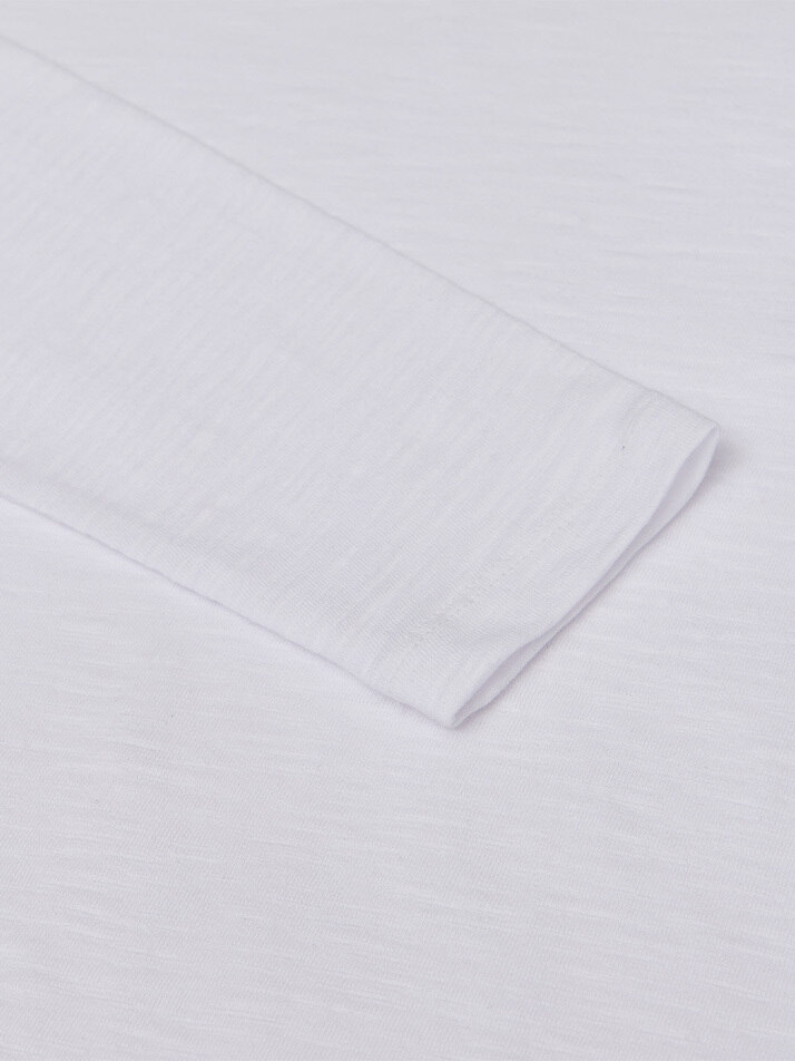 WOMAN ESSENTIAL LOGO TEE IVORY