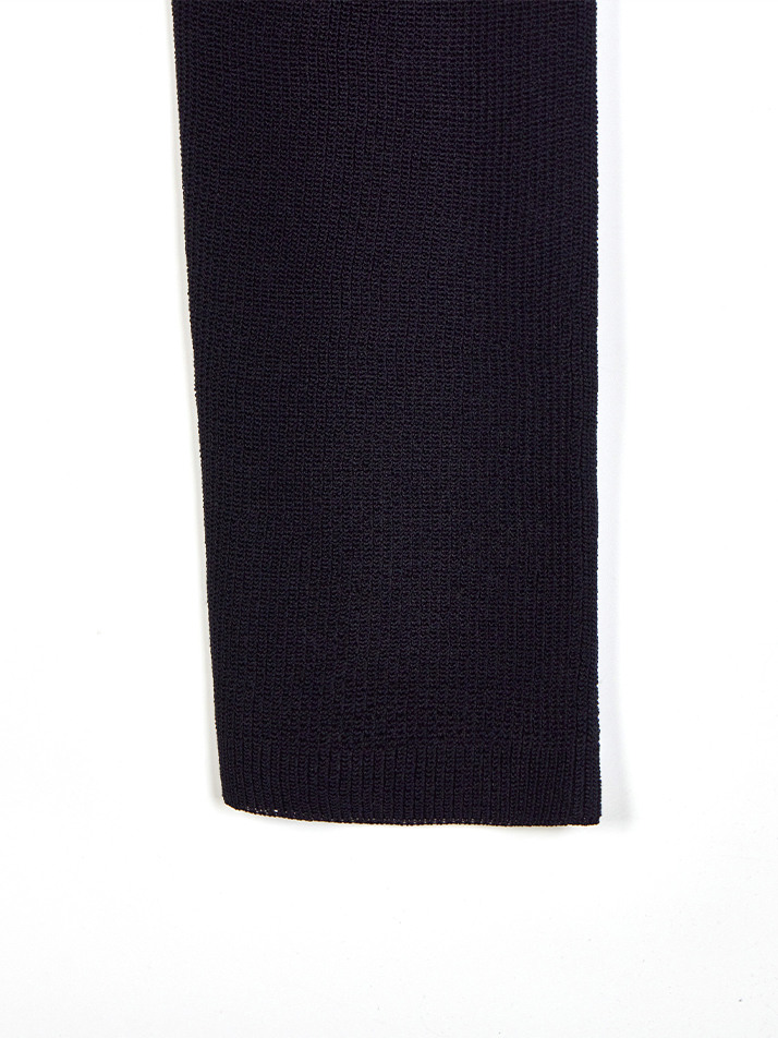 SEE-THROUGH LOOSE FIT KNIT BLACK