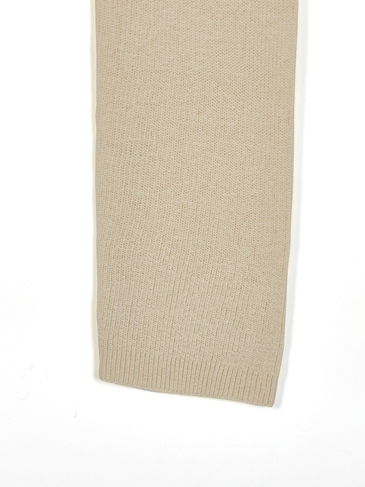 SEE-THROUGH LOOSE FIT KNIT BEIGE