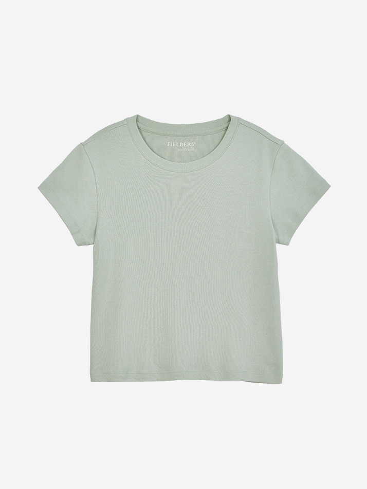 BASIC CROPPED T-SHIRT MINT