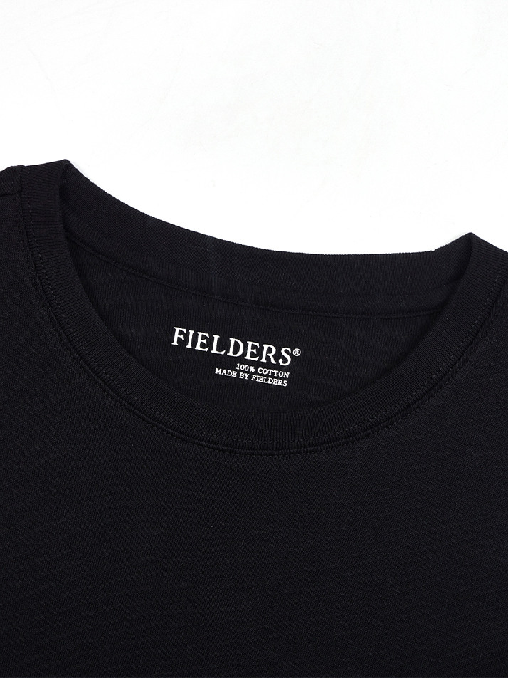 BASIC CROPPED T-SHIRT BLACK