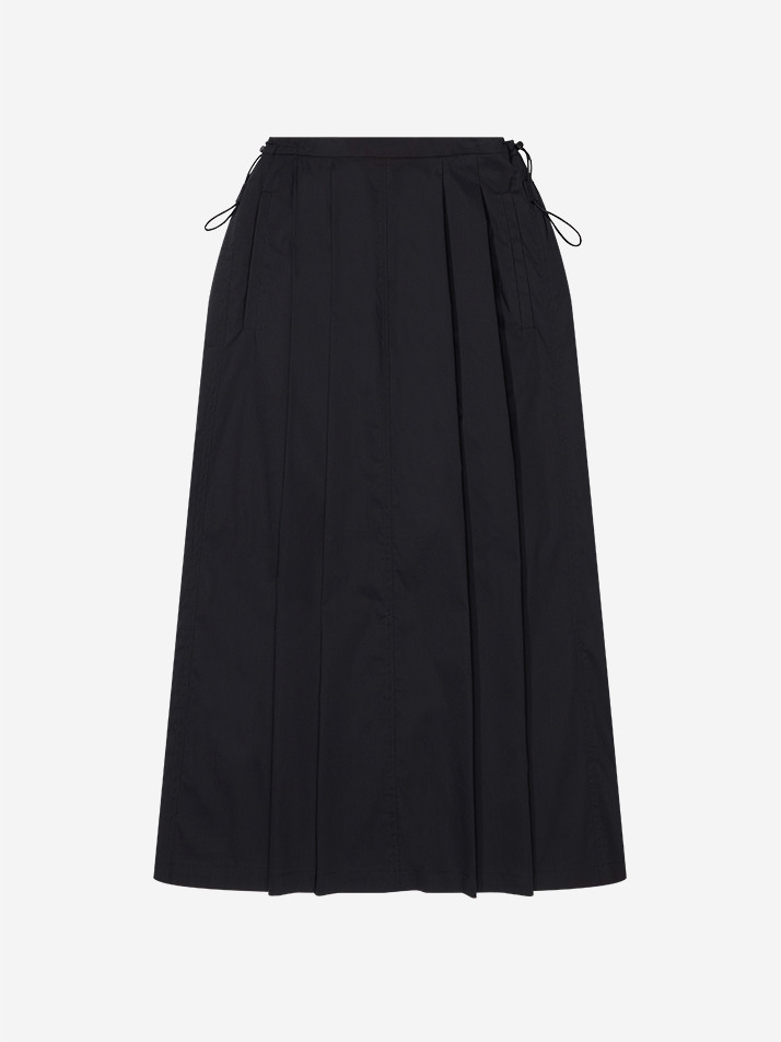 STRING LONG SKIRT BLACK