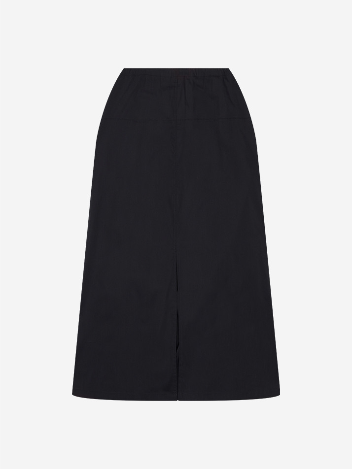STRING LONG SKIRT BLACK