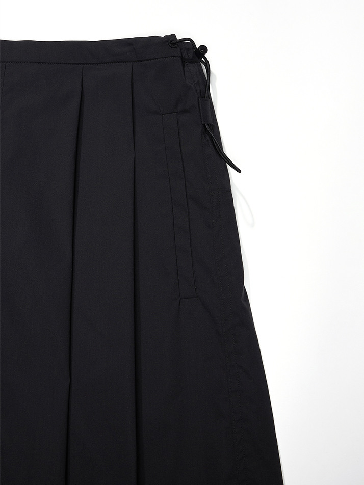 STRING LONG SKIRT BLACK