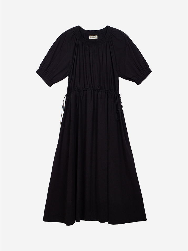 STRING LONG DRESS BLACK