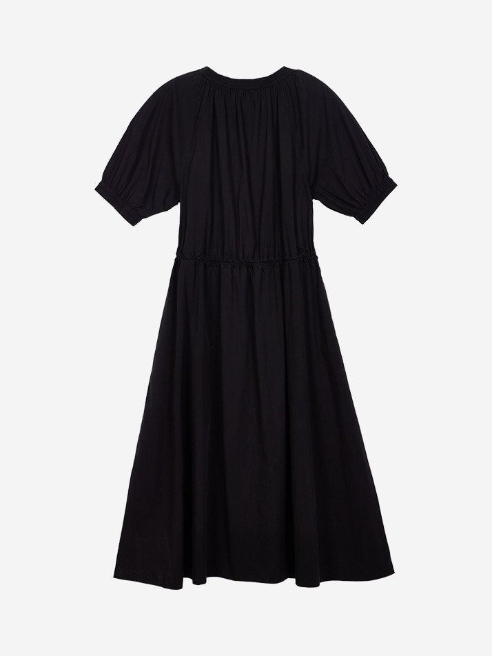 STRING LONG DRESS BLACK
