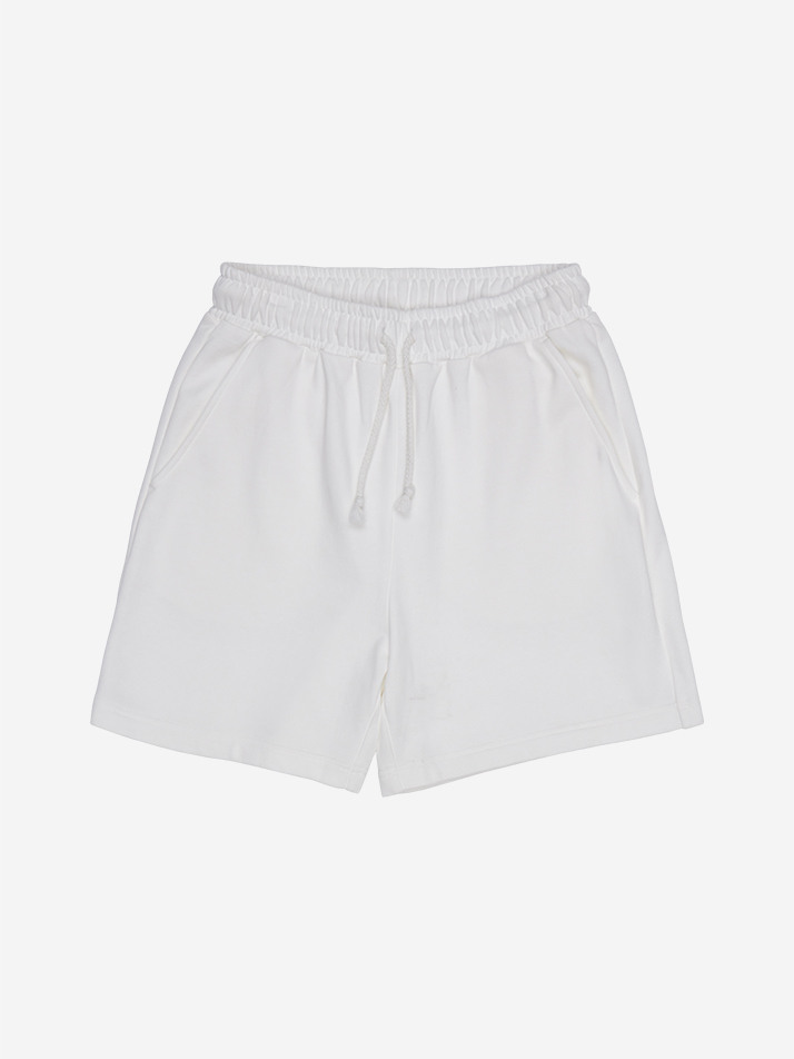 SWEAT BANDING SHORTS IVORY