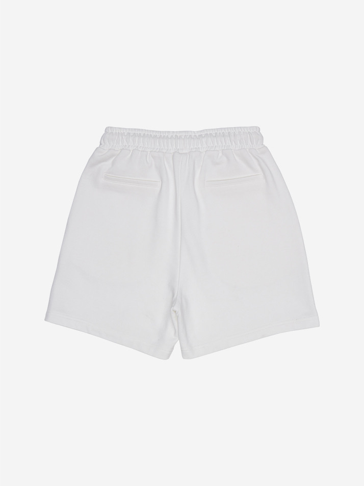 SWEAT BANDING SHORTS IVORY