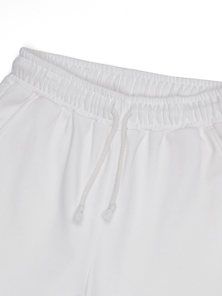 SWEAT BANDING SHORTS IVORY