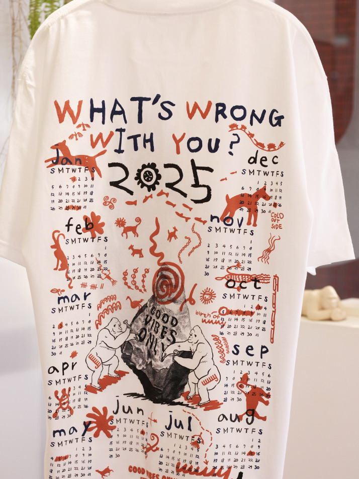 따따따와 2025 캘린더 티셔츠
