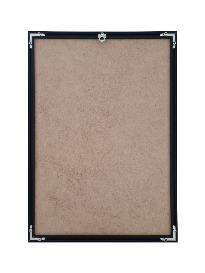 타원과 검정 포스터 거울 A3