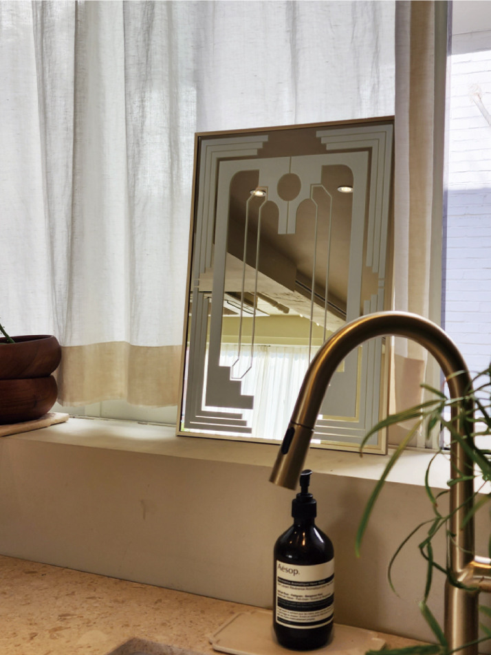 E3 포스터 거울 A3