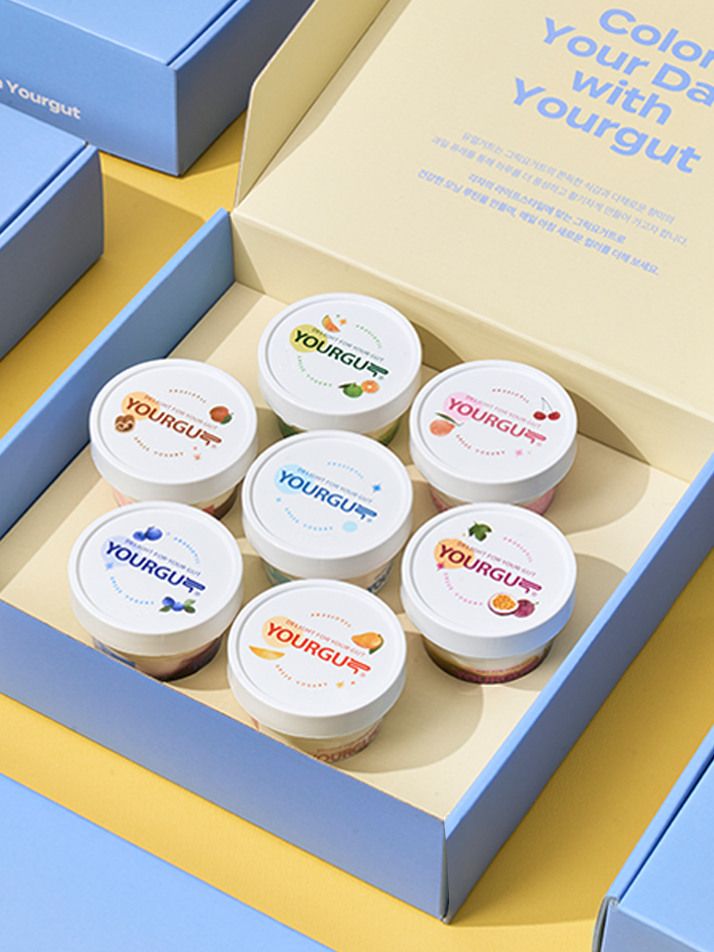 [유얼거트] (선물 포장) 유얼거트 그릭요거트 7가지맛 스타터 세트