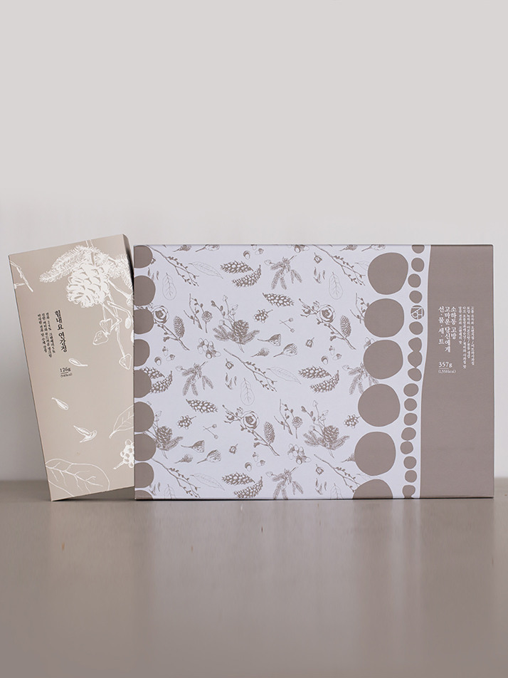 고마운 당신에게 357g 7가지맛 수제강정 27개입 /쇼핑백 