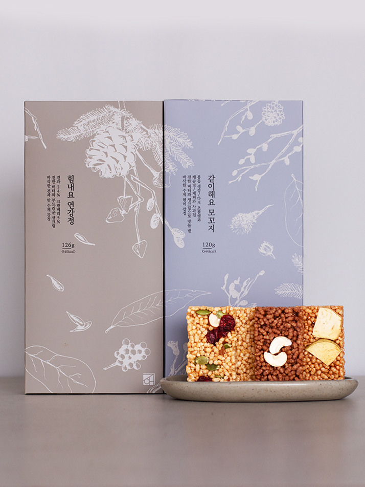 오리진 246g 견과와 봉동생강 다크초코 애플시나몬맛 수제강정 18개입 /쇼핑백