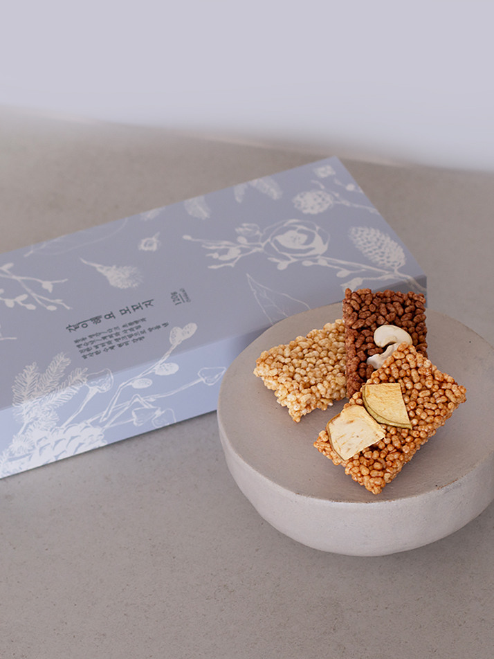 같이해요 120g 봉동생강 다크초코 애플시나몬맛 수제강정 9개입 /쇼핑백 