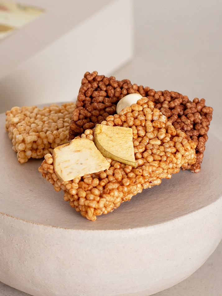 같이해요 120g 봉동생강 다크초코 애플시나몬맛 수제강정 9개입 /쇼핑백 