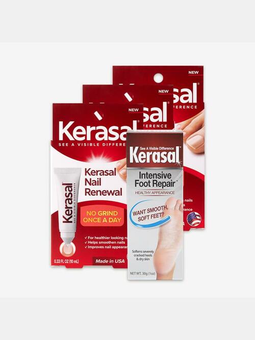 케라셀네일 리뉴얼 10ml 3개 + 풋크림 30g 1개