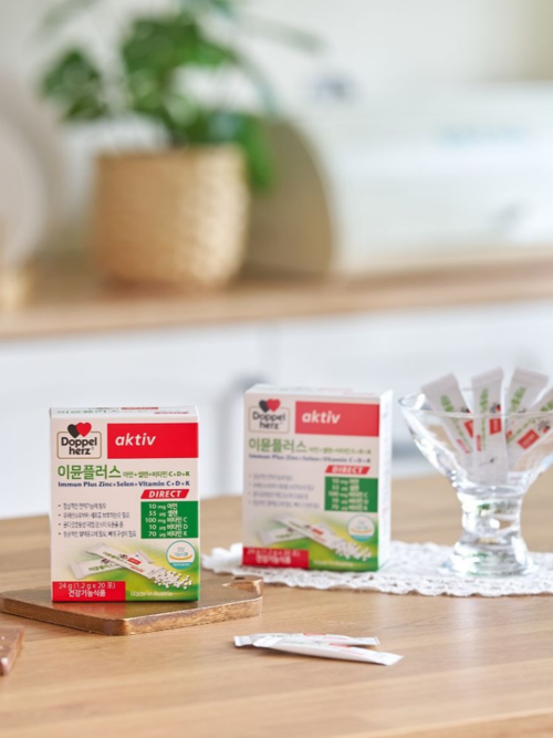 [도펠헤르츠] 이뮨플러스 아연+셀렌+비타민C+D+K 다이렉트 3박스 (60포, 2개월분)