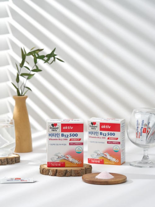 [도펠헤르츠] 비타민B12 500 다이렉트 3박스 (60포, 2개월분)