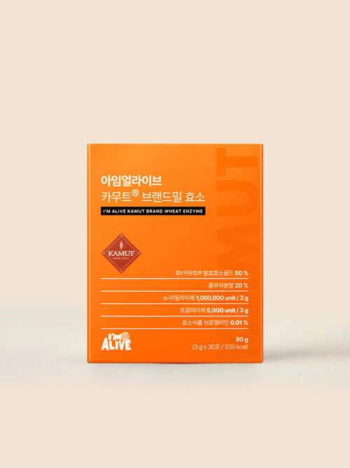[아임얼라이브] 100만 역가수치 카무트 브랜드밀효소 30포