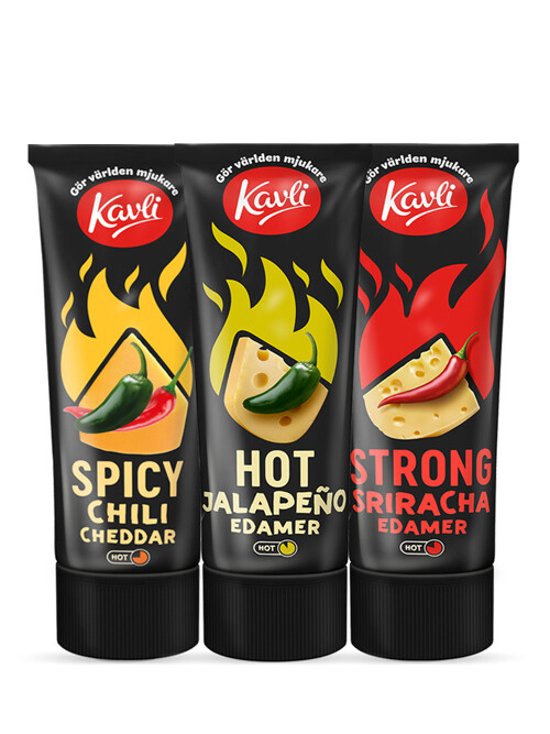 카블리 플레이밍 핫 세트 3종 치즈 스프레드
