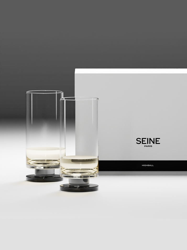 센느파리 크리스탈 글라스 NO.7 하이볼잔 2P SET