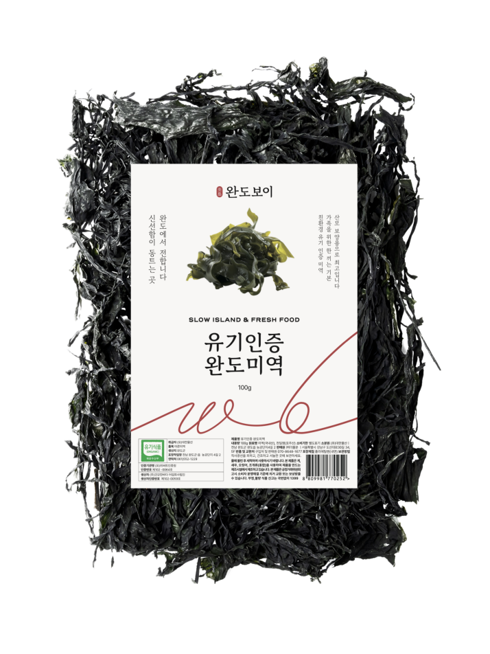 완도보이 유기인증 완도미역(100g) * 1팩