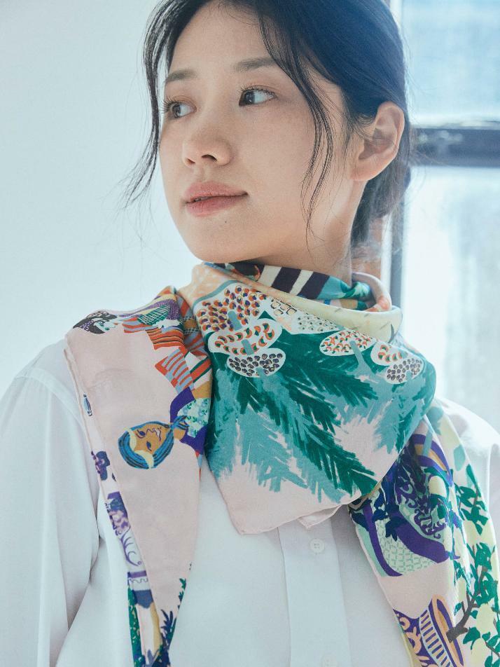 스퀘어 가든파티 써니 스카프