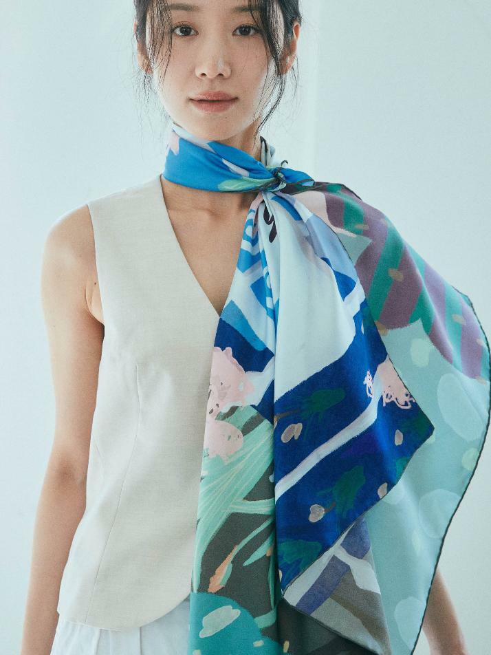 스퀘어 _ 시크릿 가든 스카프