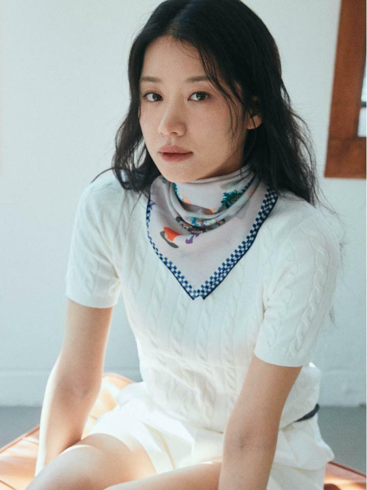 반다나_피크닉 댄스 코튼 스카프