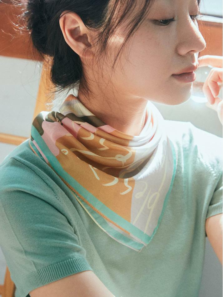 반다나_모닝 라이트 코튼 스카프