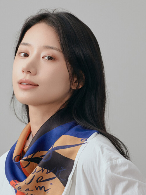 스퀘어_골든 라이트 스카프