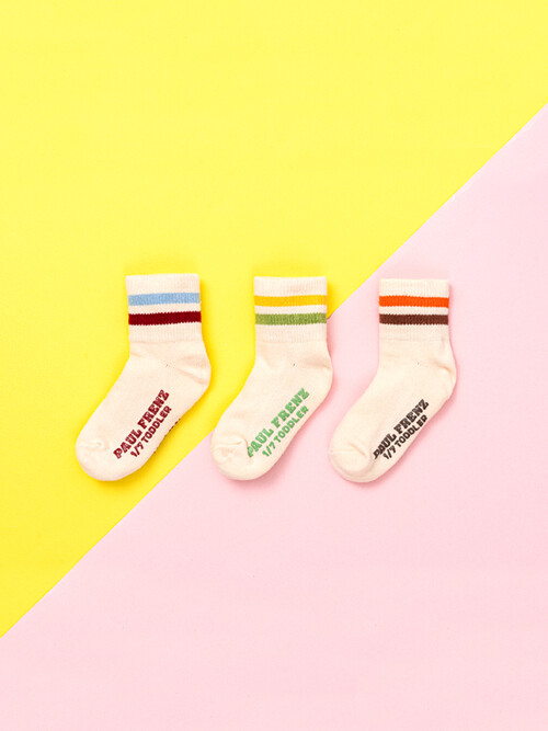 폴프랜즈 유아동 성인 원사이즈 양말 빈센트세트 ((VIN)