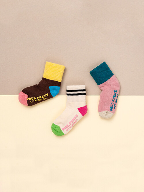 폴프랜즈 유아동 성인 원사이즈 양말 엘렌세트 (ELN)