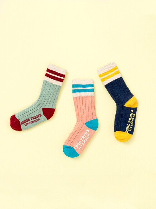 폴프랜즈 유아동 성인 원사이즈 양말 다윈세트 (DAW)