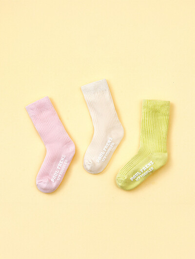 폴프랜즈 유아동 성인 원사이즈 양말 올리브세트 (OLV)