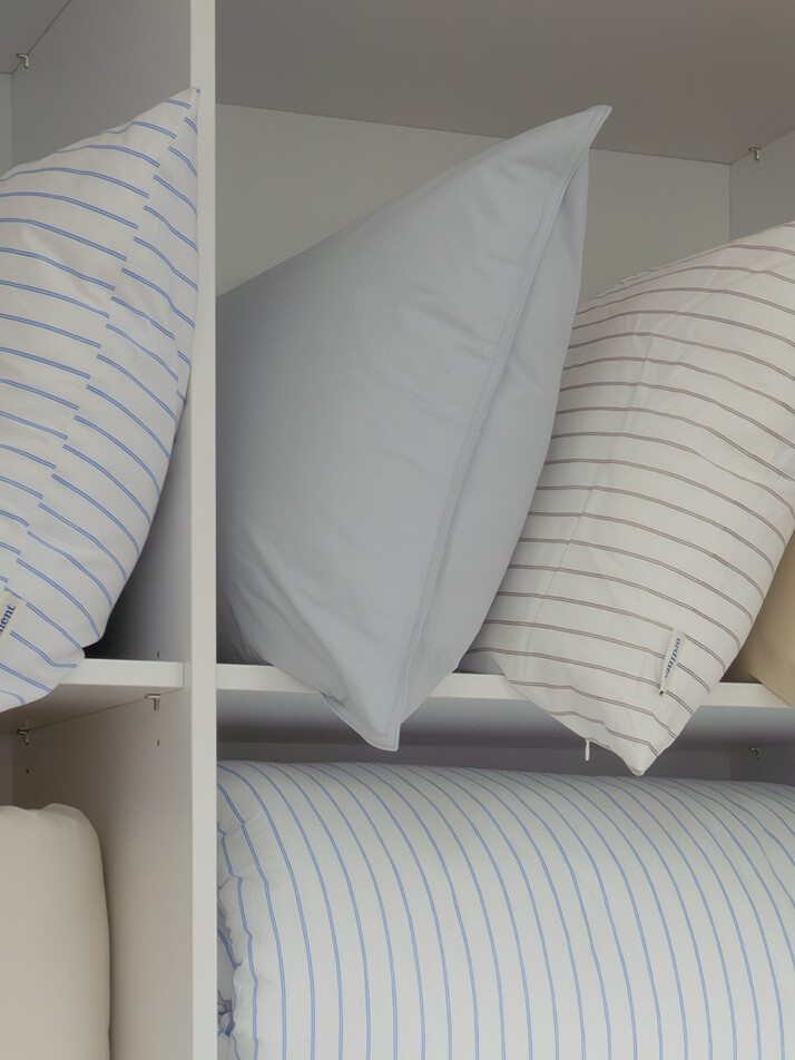 틴틴 스트라이프 60수 순면 베개커버