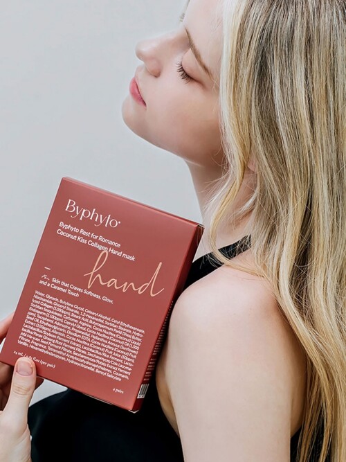 [Byphyto] 바이피토 코코넛 키스 콜라겐  핸드 마스크 손팩 (4매입)