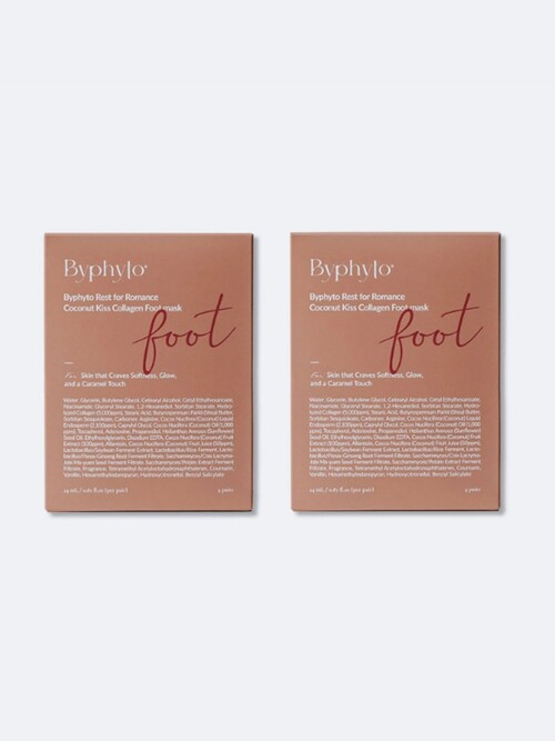 [Byphyto] 바이피토 콜라겐 풋 마스크팩 2종 기획 세트 (발팩 2)