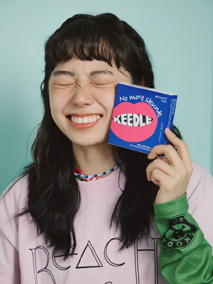 [키들] 고체가글 민트향 32개입 (No more skunk) 