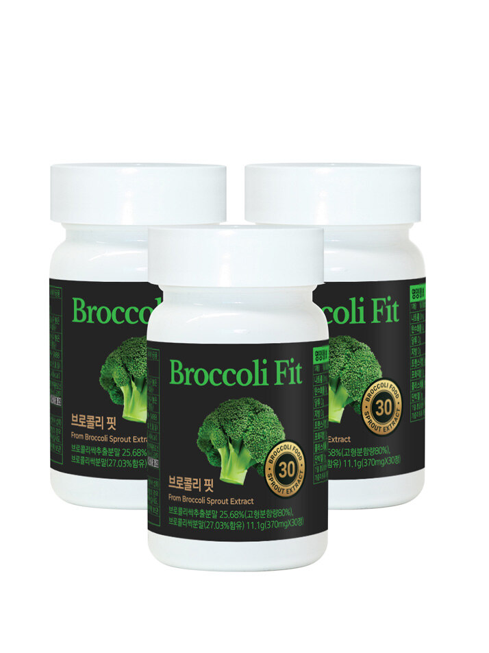 브로콜리 핏 30정x3병 / 설포라판 함유, 새싹추출물