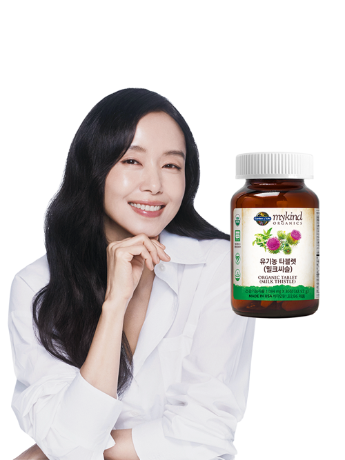 가든오브라이프 유기농 타블렛(밀크씨슬) 30정 X 1개 / 정관장 비타민