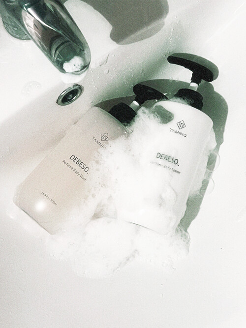탐니크 퍼퓸 고보습 바디로션 + 퍼퓸 고보습 바디워시 500ml SET (쇼핑백 증정)