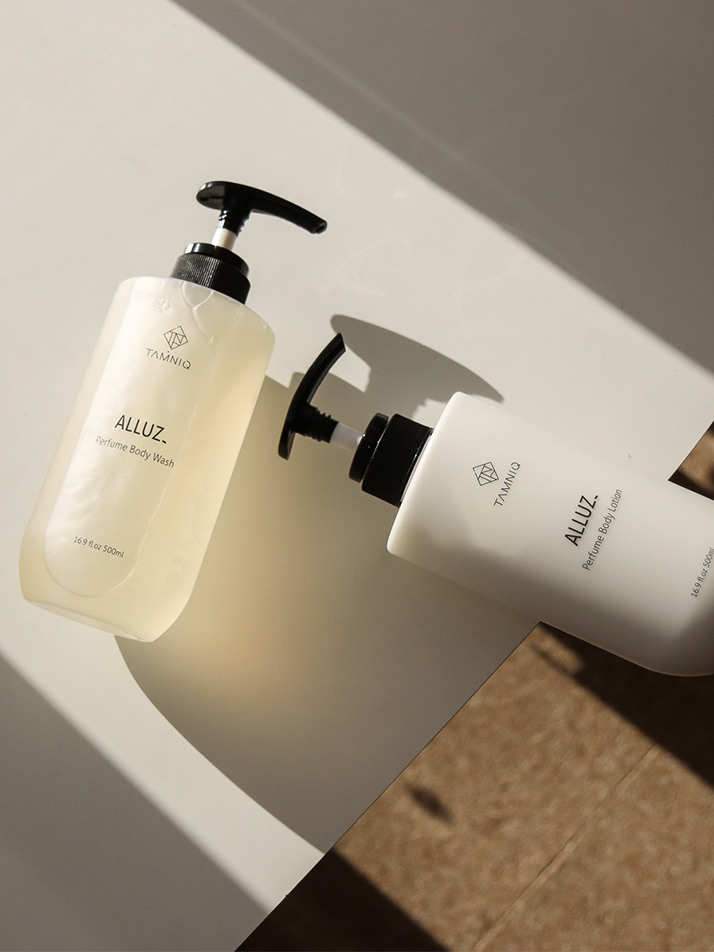 탐니크 퍼퓸 고보습 바디로션 + 퍼퓸 고보습 바디워시 500ml SET (쇼핑백 증정)