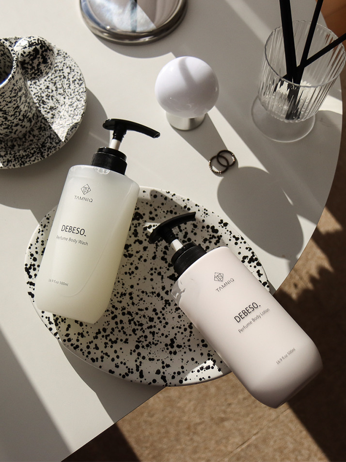 탐니크 퍼퓸 고보습 바디로션 + 퍼퓸 고보습 바디워시 500ml SET (쇼핑백 증정)