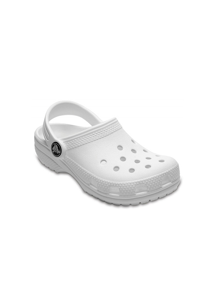 Crocs fehér gyermekpapucs oldalnézet