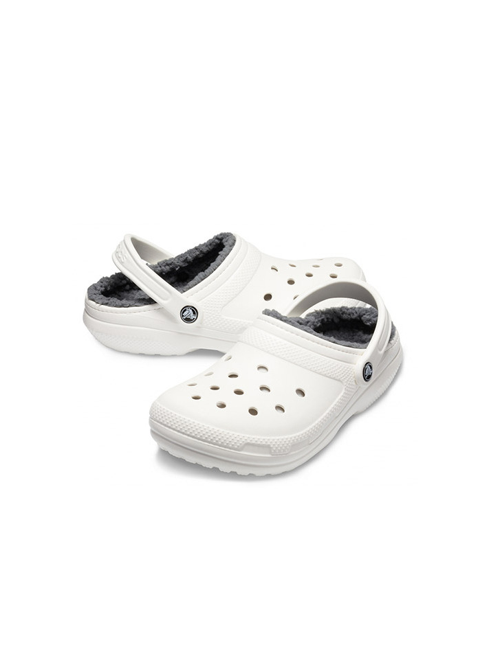 [크록스 정품] 클래식 퍼즈 라인드 클로그 공용 털샌들 203591-10M